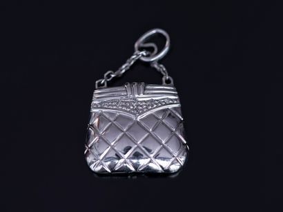 14k (585/°°) white gold pendant representing...