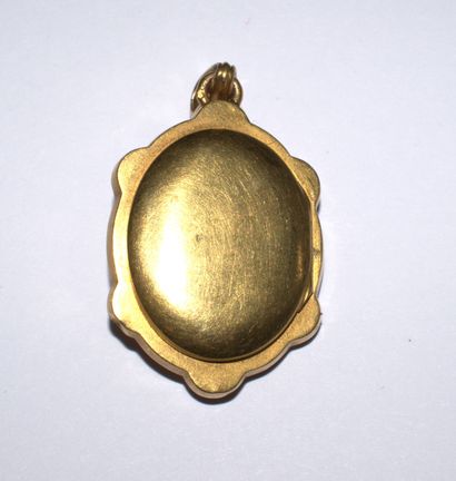CASSOLETTE PENDANT in 18K (750/°°) yellow...