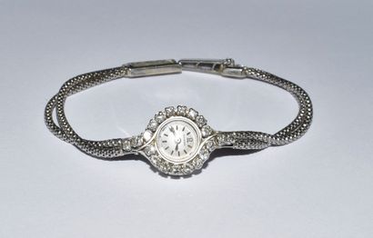 OMEGA - Lady's WATCH in 18k (750/°°) white...