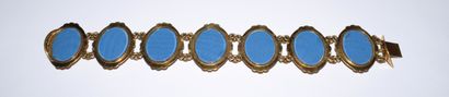 BRACELET in yellow gold 18K (750/°°) Jewel...