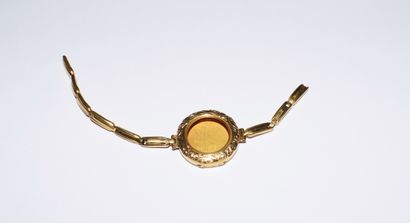 WATCH ELEMENT in 18K yellow gold (750/°°),...