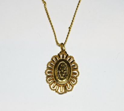 CHAIN in 18K yellow gold (750/°°°) with a...