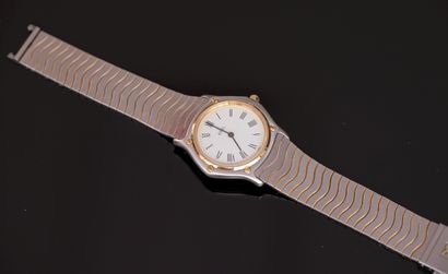EBEL - BRACELET WATCH steel and yellow gold,...