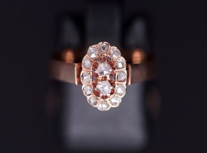 FINE RING in 18K gold (750/°°) in the form...
