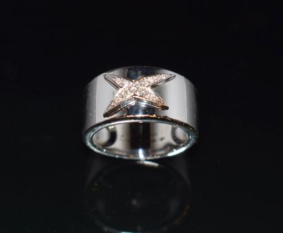 MAUBOUSSIN - BAGUE en or blanc 18k (750/°°)...