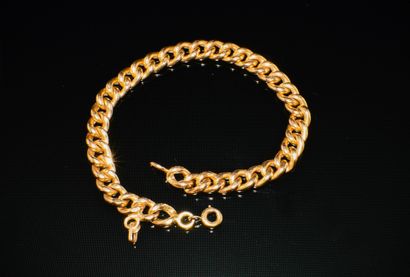 BRACELET en or jaune 18k (750/°°), maille...