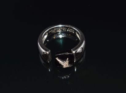 MAUBOUSSIN - BAGUE en or blanc 18K (750/°°)...