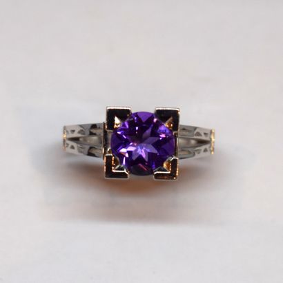PHILIPPE TOURNAIRE - BAGUE en or jaune 18K...
