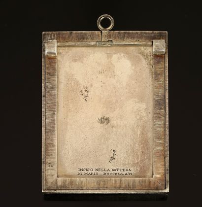 BUCCELLATI MARIO - Rectangular pendant in...