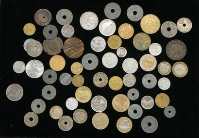 LOT de monnaies démonétisées diverses.