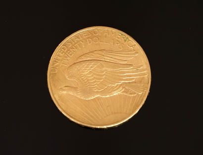 PIECE de 20 DOLLARS or. PB: 33.4g