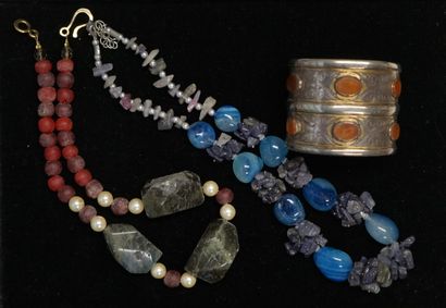 ENSEMBLE composé d'1 BRACELET manchette ouvert...
