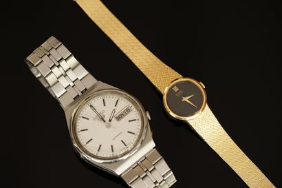 SEIKO - SET of 2 vintage men's and women's...