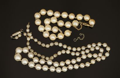 LOT de PERLES de culture pour remontage....