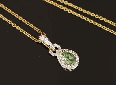CHAINE et son PENDENTIF en argent et argent...