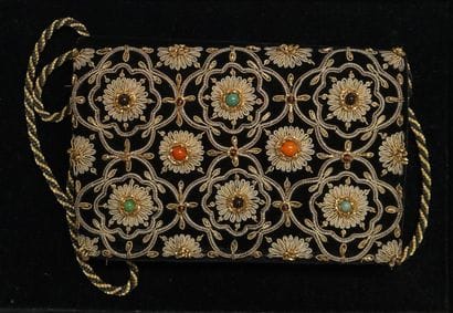 ANONYME - SAC de soirée à bandoulière, en...