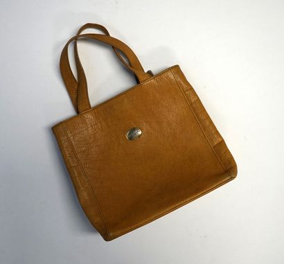 MAC DOUGLAS - SAC porté main en cuir camel,...