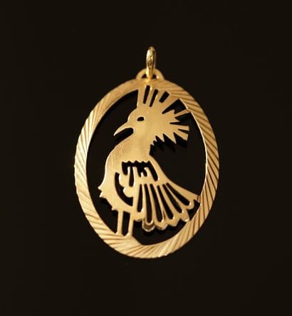 PENDENTIF en or jaune 18k (750/°°) ajouré...