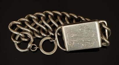 ELEMENT DE CHATELAINE en argent min 800/°°,...