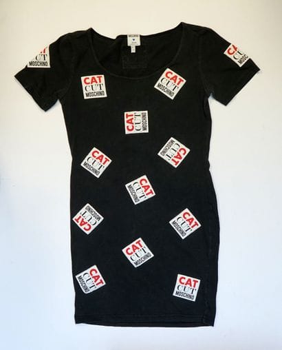 MOSCHINO JEANS - ROBE courte en coton élasthane...