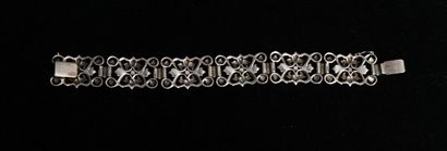ENSEMBLE de 2 BRACELETS anciens en argent...