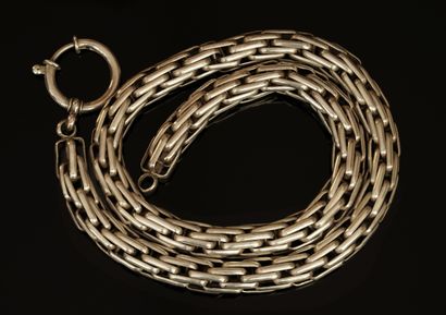COLLIER chaine en argent min 800/°°, poinçon...