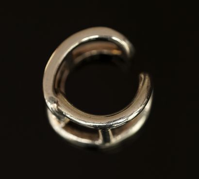 HERMES - BAGUE en argent 925/°° maillons...