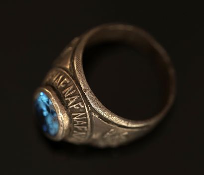 NAF - BAGUE D'UNIVERSITE en argent min 800/°°...
