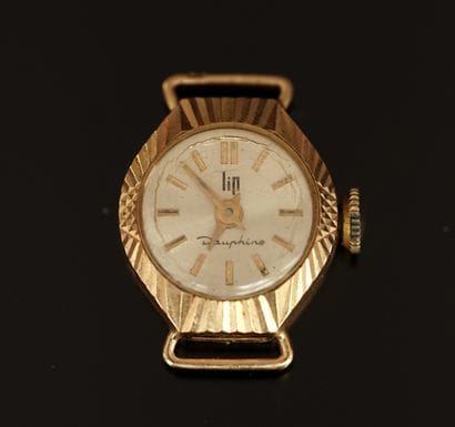 LIP - BOITIER DE MONTRE en or jaune 750/°°,...