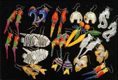 FANTAISIE - LOT de 15 PAIRES DE PENDANTS...