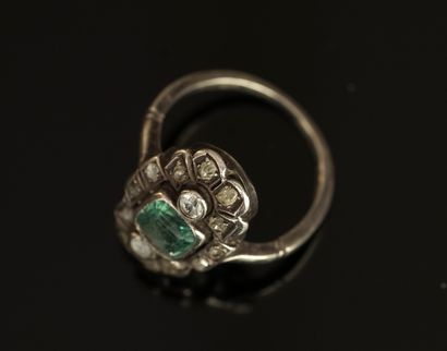 BAGUE en argent min 800/°°, poinçon Cygne,...