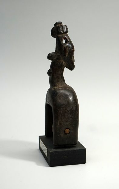Étrier de poulie de métier à tisser en bois...