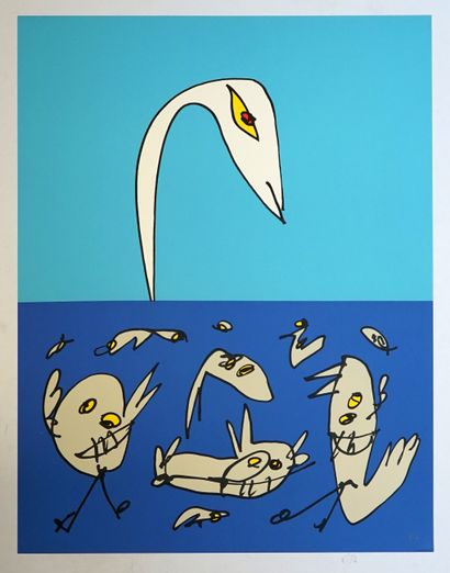 Antonio SAURA (1930-1998). El Patito Feo,...