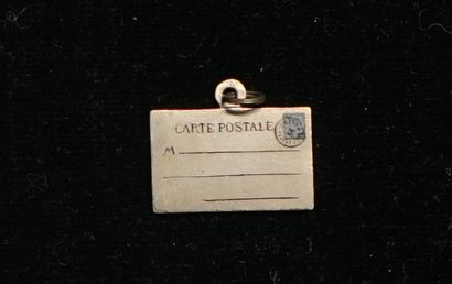 Breloque en argent min 800/°° représentant...