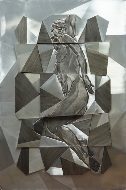 JAYCEE - La femme - aluminium estampé et...