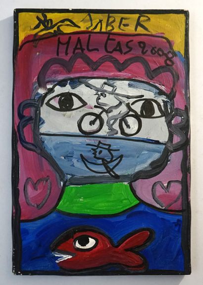 JABER, né en 1938, Art Brut 