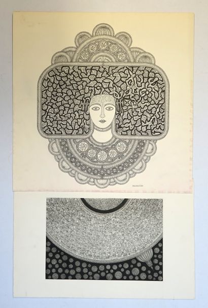JORGE CARRERA - 17 techniques mixtes et gravures,...