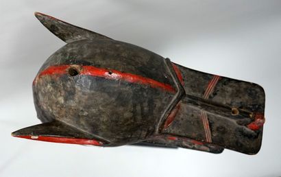 Important masque heaume zoomorphe (Korobla)...