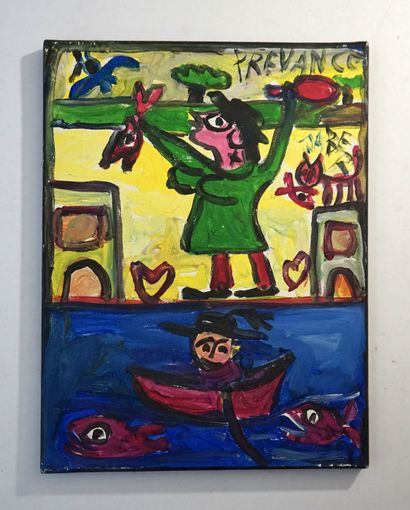 JABER, né en 1938, Art Brut 