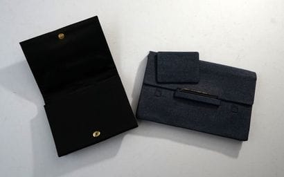 MORABITO - Petite pochette de soirée en satin...