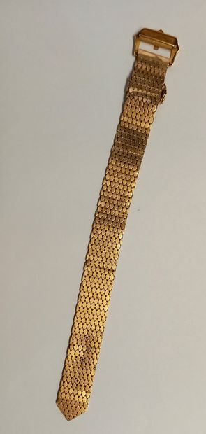 18K (750/°°) yellow gold BELT BRACELET, interlocking...