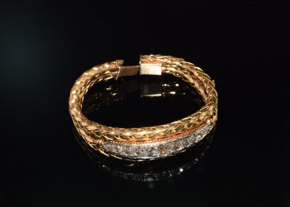 18K (750/°°) yellow gold BRACELET composed...