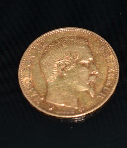20 FRANCS GOLD COIN. PB : 6.4g.