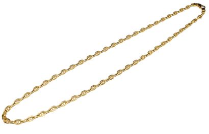 18K (750°°) yellow gold CHAIN, men's model,...
