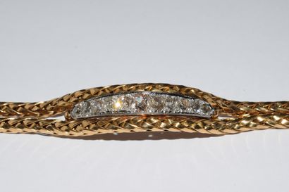 18K (750/°°) yellow gold BRACELET composed...