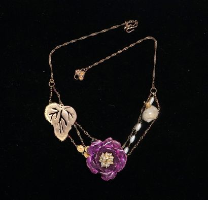 LES NEREIDES - COLLIER DRAPERIE naturaliste...
