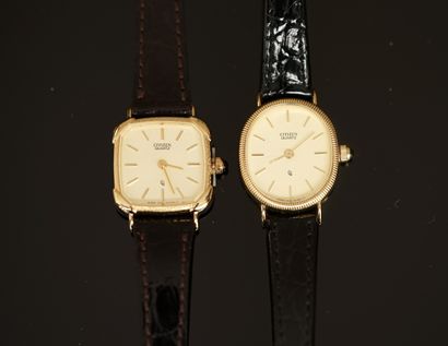 CITIZEN - ENSEMBLE de 2 MONTRES bracelet...