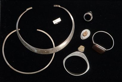 ENSEMBLE vintage en argent min 800/°° et...