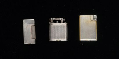 DUNHILL - ENSEMBLE de 3 BRIQUETS à essence...