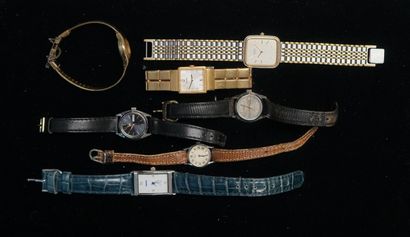 SEIKO - ENSEMBLE de 6 MONTRES bracelet en...